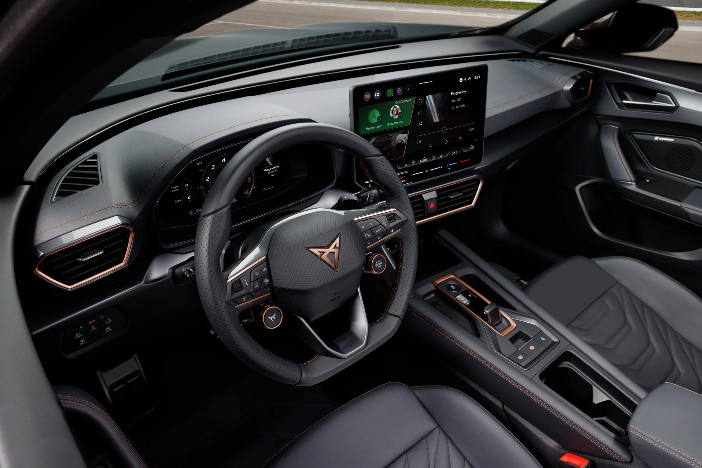 Cupra formentor century bronce matt interior